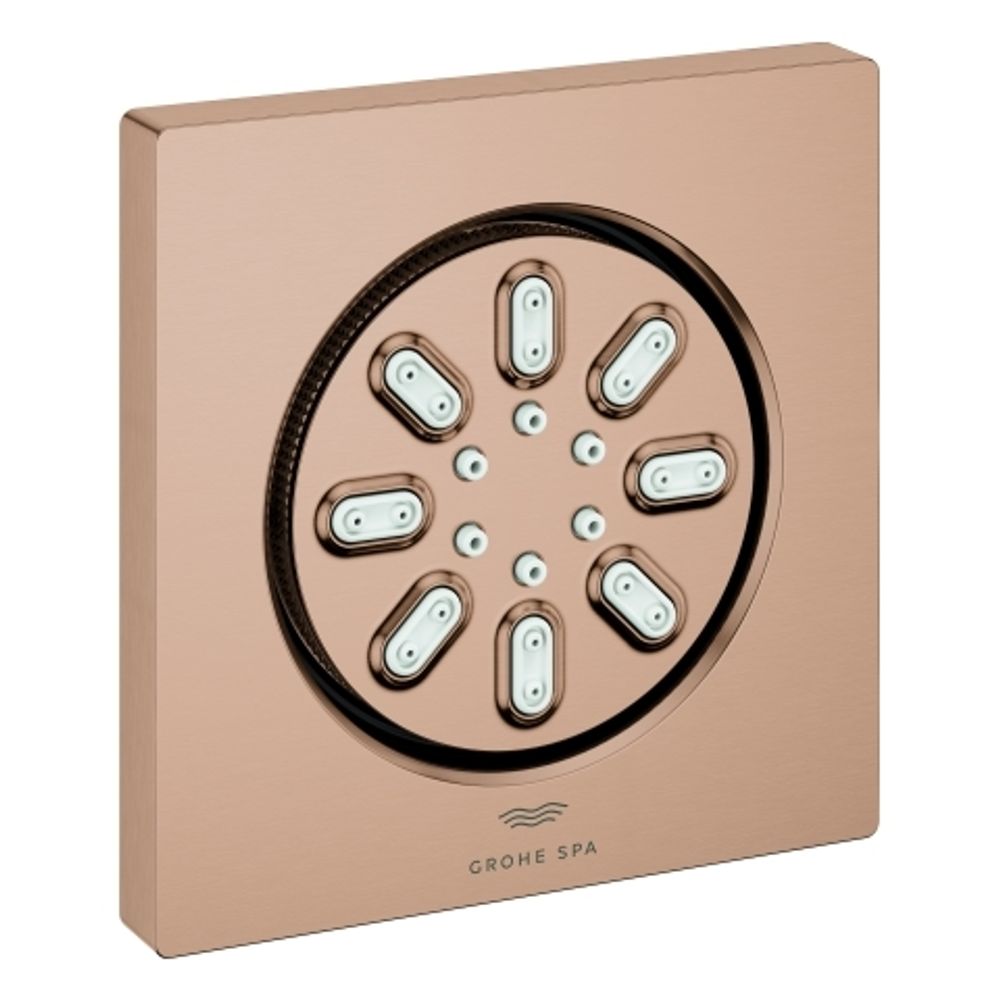 GROHE Seitenbrause 26802 Rainshower Aqua eckige Form warm sunset gebürstet, 26802DL0