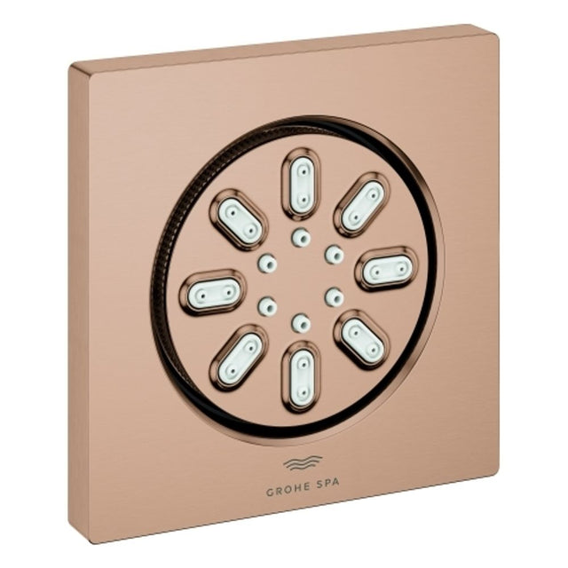 GROHE Seitenbrause 26802 Rainshower Aqua eckige Form warm sunset gebürstet, 26802DL0