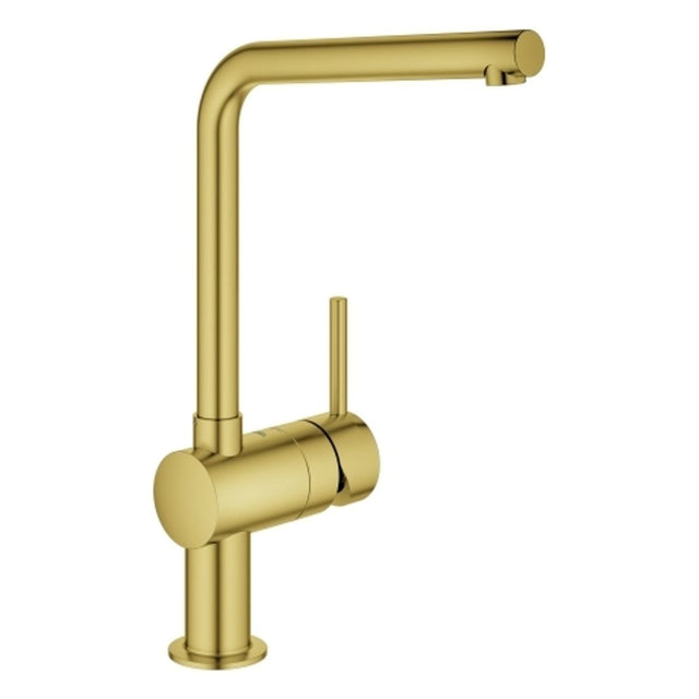 GROHE Einhand-Spültischbatterie Minta 31375 L-Auslauf cool sunrise gebürstet, 31375GN0