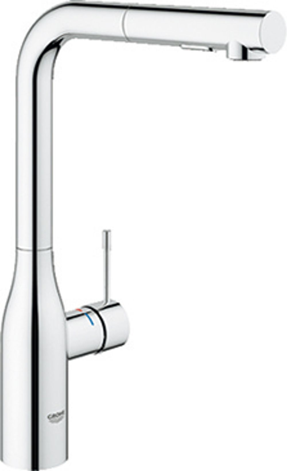 GROHE EH-Spültischbatterie Essence 30504 herausziehbare Spülbrause supersteel, 30504DC0