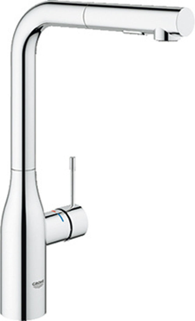GROHE EH-Spültischbatterie Essence 30504 herausziehbare Spülbrause supersteel, 30504DC0