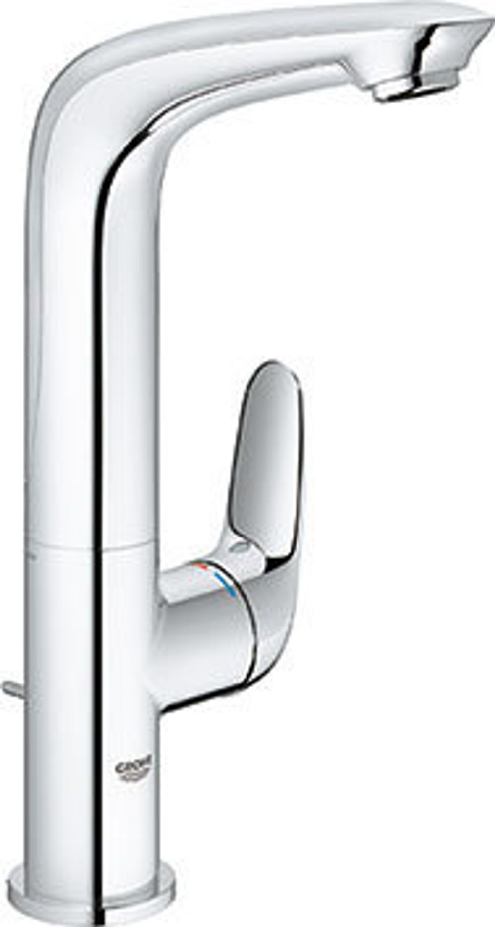 GROHE EH-WT-Batterie Eurostyle 23718_3 L-Size Hebel geschlossen chrom, 23718003