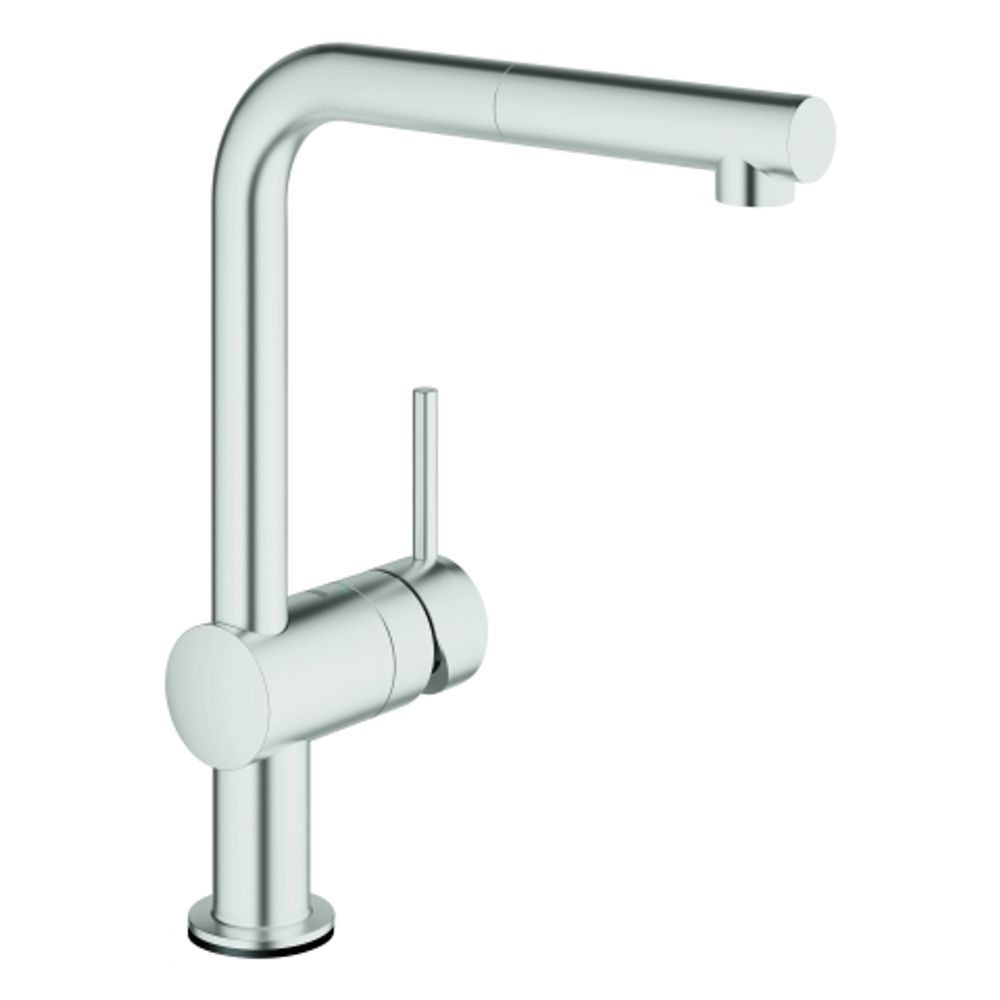 GROHE Elektron.-EH-SPT-Batt. Minta Touch 31360_1 L-Auslauf supersteel, 31360DC1