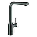 GROHE EH-Spültischbatterie Essence 30504 ausziehbare Spülbrause hard graphite, 30504A00