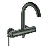 GROHE Einhand-Wannenbatterie Atrio 24367 Wandmontage hard graphite geb., 24367AL0