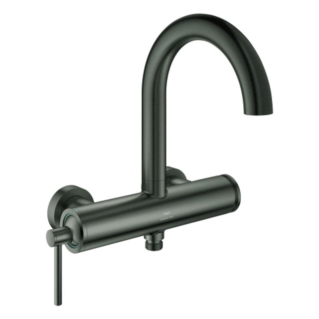 GROHE Einhand-Wannenbatterie Atrio 24367 Wandmontage hard graphite geb., 24367AL0