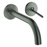 GROHE 2-L-WT-Wandbatterie Atrio 29406 FMS Ausladung 221mm hard graphite geb., 29406AL0