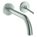 GROHE 2-L-WT-Wandbatterie Atrio 29406 FMS Ausladung 221mm supersteel, 29406DC0