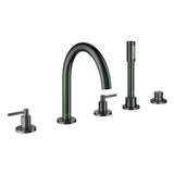 GROHE 5-L-Wannen-Kombin. Atrio 29407 FMS Hebelgriff hard graphite gebürstet, 29407AL0