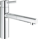 GROHE EH-SPT-Batterie Concetto 30273_1 mittelhoch auszb. Spülbrause supersteel, 30273DC1