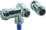 GROHE WAS-Ventil Batt. 41040 Design-Gr. DN20 Anschluss links für 1/2" chrom, 41040000