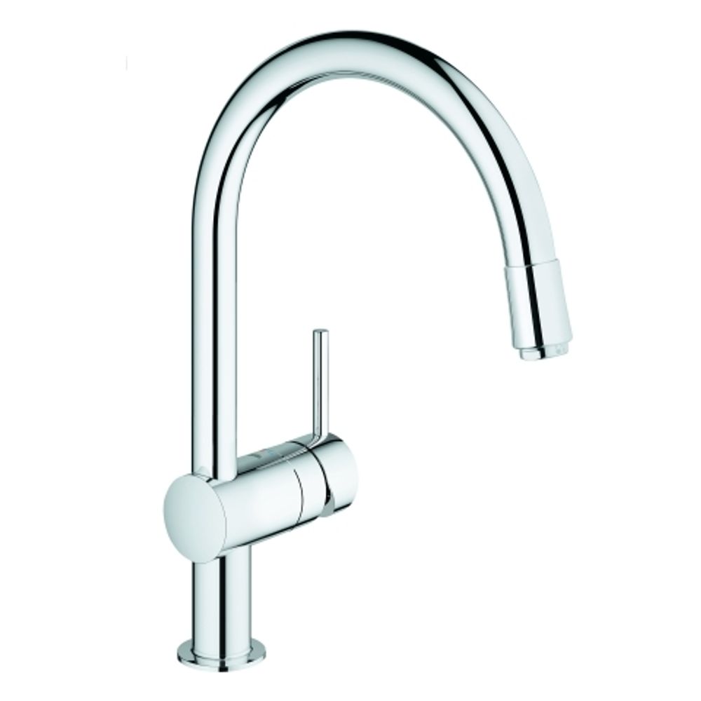 GROHE EH-Spültischbatterie Minta 32918 GROHE EcoJoy herausziehb. Mousseur chrom, 3291800E