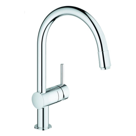 GROHE EH-Spültischbatterie Minta 32918 GROHE EcoJoy herausziehb. Mousseur chrom, 3291800E