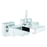 GROHE EH-Wannenbatterie Eurocube Joy 23666 Wandmontage eigensicher chrom, 23666000