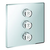 GROHE 3-fach UP-Ventil Grohtherm Smart Control 29127 eckig FMS chrom, 29127000