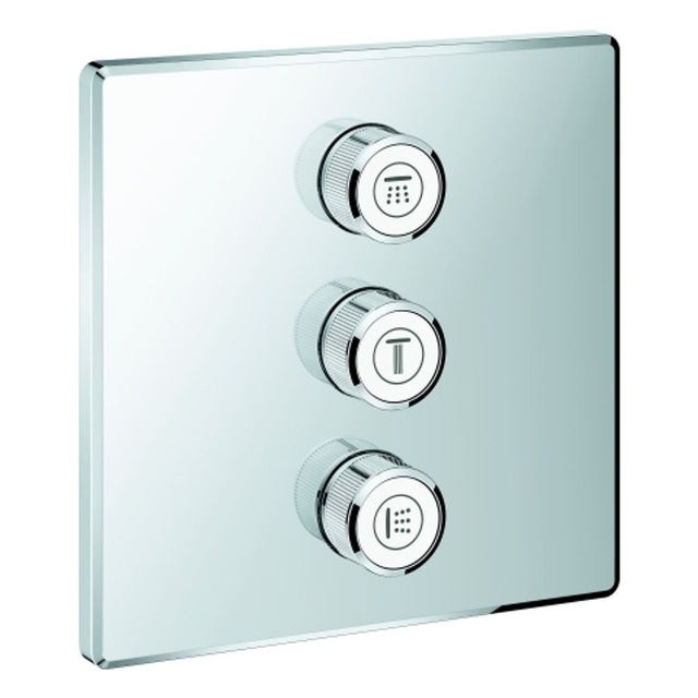 GROHE 3-fach UP-Ventil Grohtherm Smart Control 29127 eckig FMS chrom, 29127000