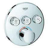 GROHE Unterputzmischer SmartControl 29146 rund FMS 3 Absperrventile chrom, 29146000