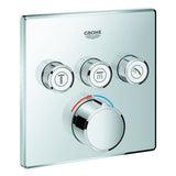 GROHE Unterputzmischer SmartControl 29149 eckig FMS 3 Absperrventile chrom, 29149000