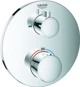 GROHE THM-Wannenbatterie Grohtherm 24077 2 Abgänge FMS für 36500 rund chrom, 24077000
