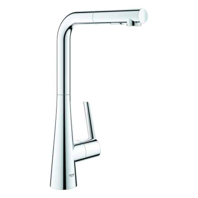 GROHE EH-Spültischbatterie Zedra 32553_2 L-Auslauf ausziehbare Spülbrause chrom, 32553002