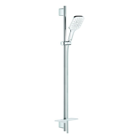 GROHE Brausest.-Set 130 SmartActive Cube 26587 900mm Ablage moon white/chrom, 26587LS0
