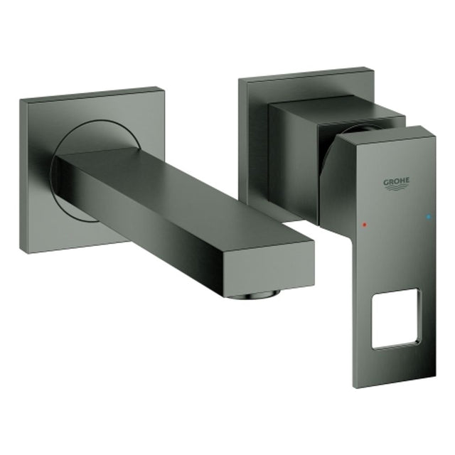 GROHE 2-Loch-WT-Wandbatt. Eurocube 19895 FMS Ausladung 171mm hard graphite geb., 19895AL0