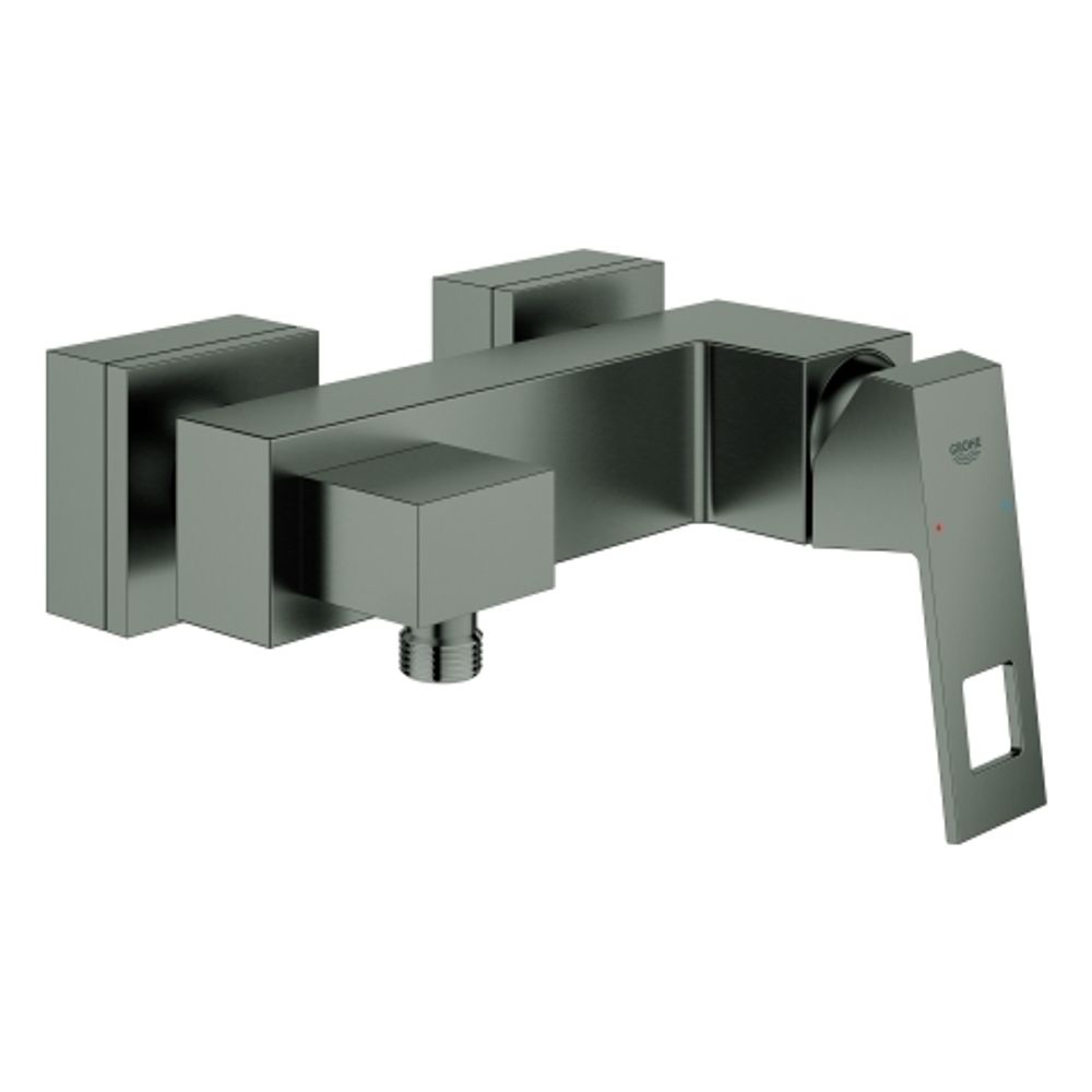 GROHE EH-Brausebatterie Eurocube 23145 Wandmontage hard graphite gebürstet, 23145AL0