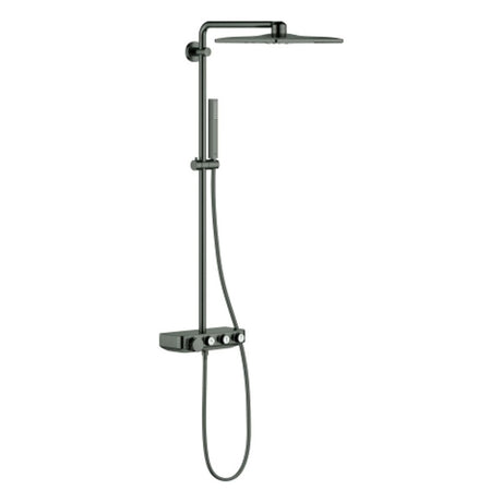 GROHE Duschsystem Euph. SmartControl 310 Cube Duo 26508 THM hard graphite geb., 26508AL0