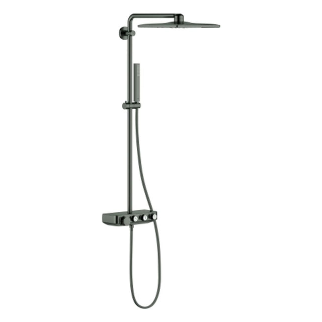 GROHE Duschsystem Euph. SmartControl 310 Cube Duo 26508 THM hard graphite geb., 26508AL0
