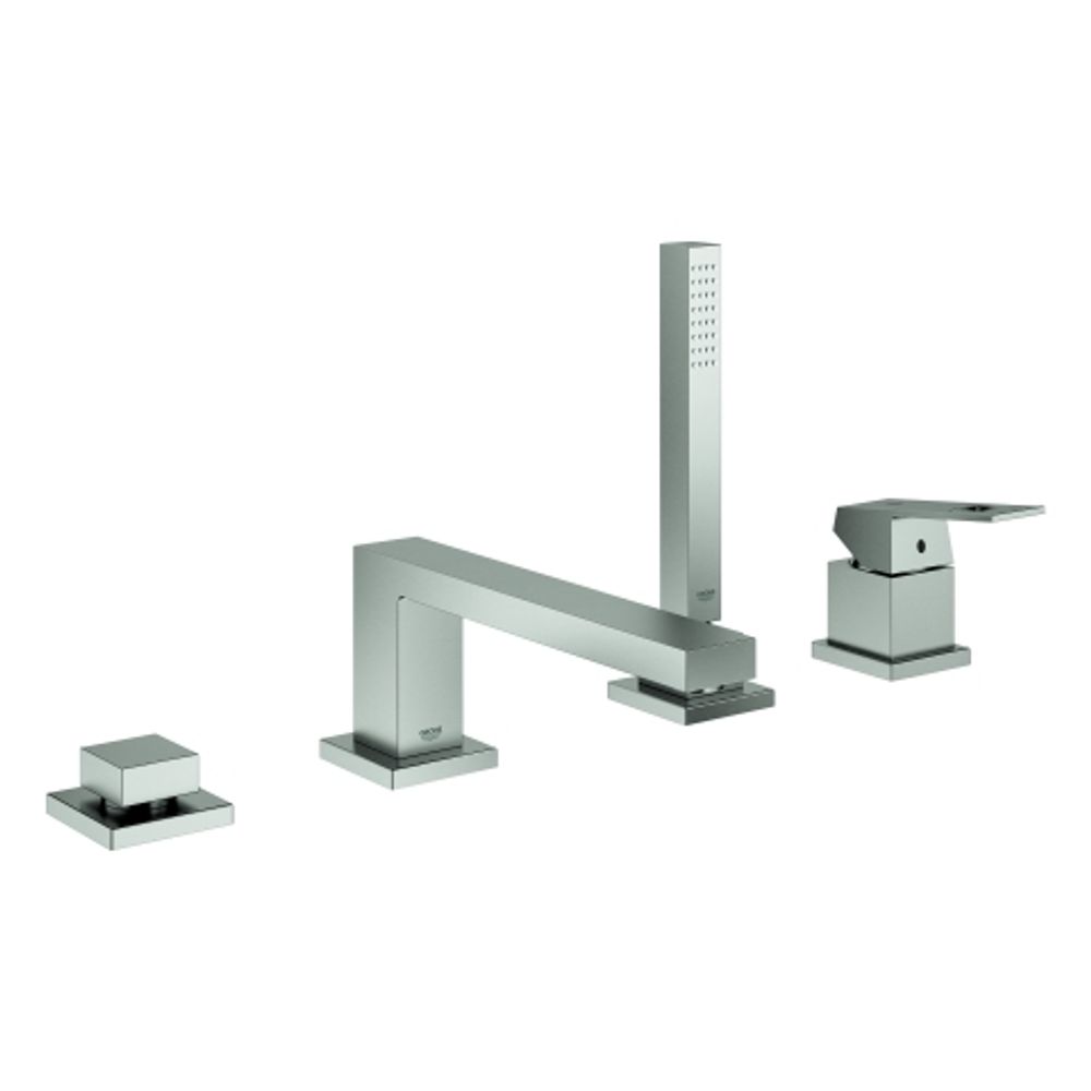 GROHE 4-Loch-Einhand-Wannenkombination Eurocube 19897_1 supersteel, 19897DC1