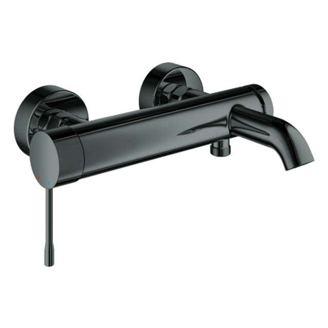 GROHE EH-Wannenbatterie Essence 25250_1 Wandmontage hard graphite, 25250A01