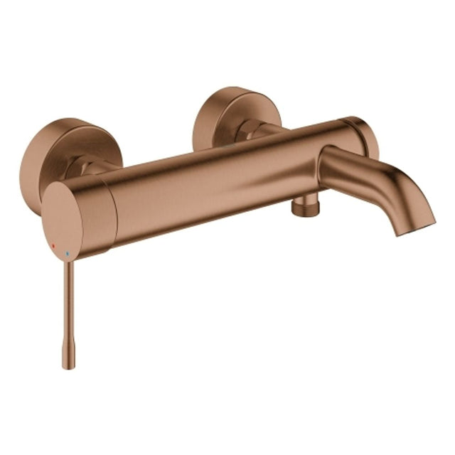 GROHE EH-Wannenbatterie Essence 25250_1 Wandmontage warm sunset gebürstet, 25250DL1