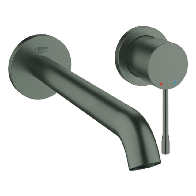 GROHE 2-L-WT-Wandbatt. Essence 29193_1 FMS Ausl. 230mm hard graphite gebürstet, 29193AL1