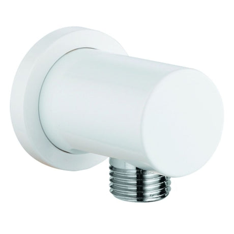GROHE Wandanschlussbogen Rainshower 27057 runde Rosette moon white/chrom, 27057LS0