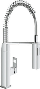GROHE EH-Spültischbatterie Eurocube 31395 mit Profibrause supersteel, 31395DC0