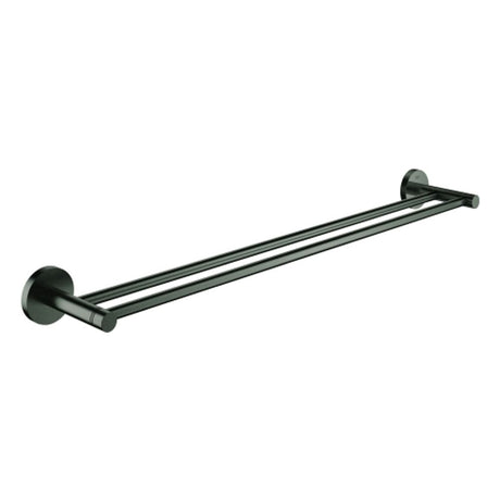 GROHE Doppel-Badetuchhalter Essentials 40802_1 654mm hard graphite gebürstet, 40802AL1