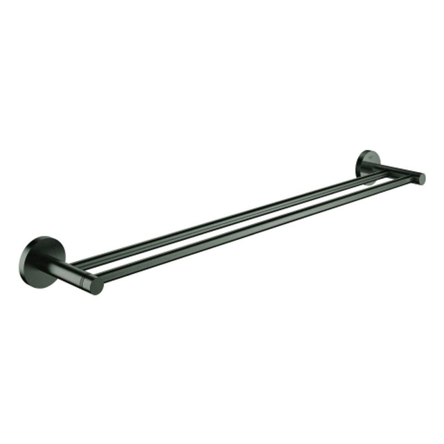GROHE Doppel-Badetuchhalter Essentials 40802_1 654mm hard graphite gebürstet, 40802AL1