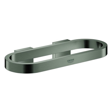 GROHE Handtuchring und Halter Selection 41035 hard graphite gebürstet, 41035AL0