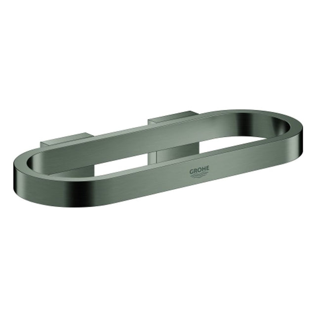 GROHE Handtuchring und Halter Selection 41035 hard graphite gebürstet, 41035AL0