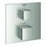 GROHE THM-Brausebatterie Grohtherm Cube 24154 FMS für 35600 2-W-Umst. supersteel, 24154DC0
