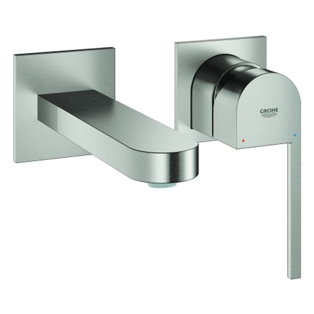 GROHE 2-L-WT-Wandbatterie Plus 29303_3 FMS für 23200 Ausladung 147mm supersteel, 29303DC3