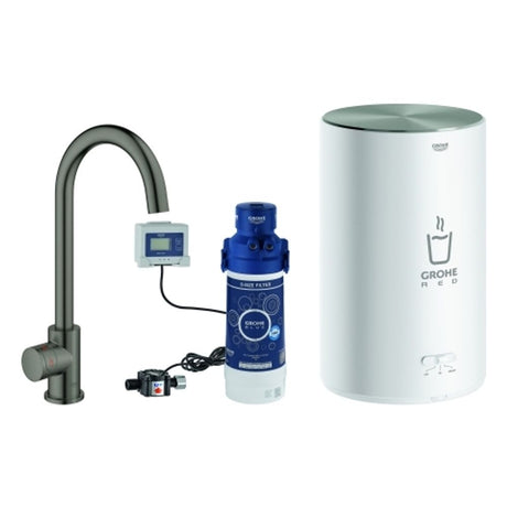 GROHE Standventil/Boiler GROHE Red Mono 30085_1 M-Size C-Ausl. hard graphite gb., 30085AL1