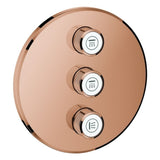 GROHE 3-fach UP-Ventil Grohtherm Smart Control 29122 FMS rund warm sunset, 29122DA0