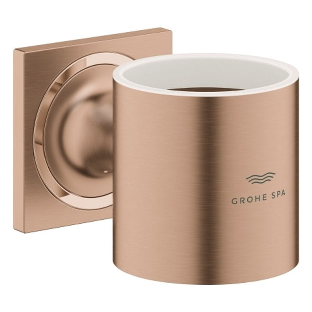 GROHE Halter Allure 40278_1 für Glas oder Seifenspender warm sunset gebürstet, 40278DL1