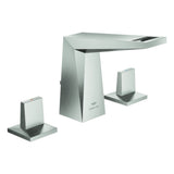 GROHE 3-Loch-WT-Batt. Allure Brilliant 20626 flacher Auslauf supersteel, 20626DC0