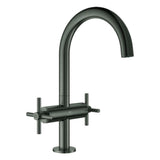 GROHE WT-Einlochbatterie Atrio 21144 DN15 L-Size Kreuz-Gr. hard graphite geb., 21144AL0