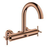 GROHE 2-Griff-Wannenbatt. Atrio 25268 Wandmontage Kreuz-Griff warm sunset, 25268DA0