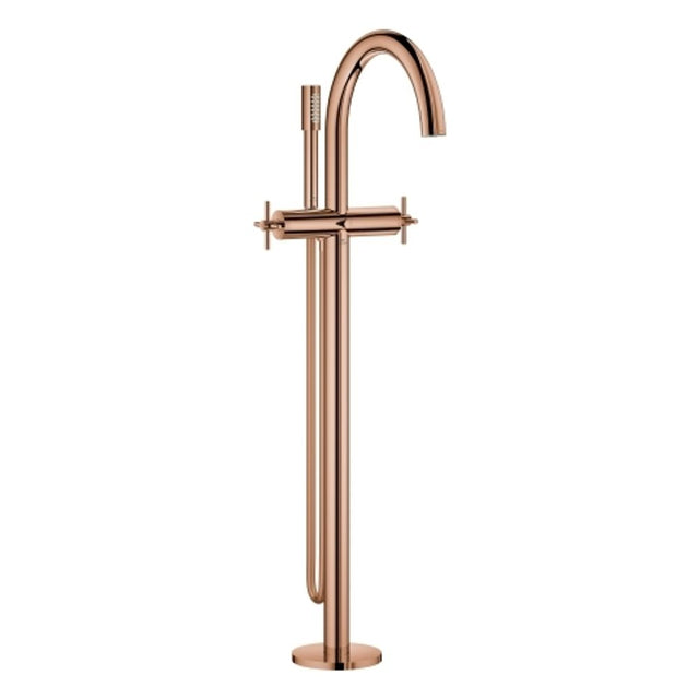 GROHE 2-Griff-Wannenbatt. Atrio 25272 FMS Bodenmontag Kreuz-Griff warm sunset, 25272DA0