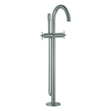 GROHE 2-Griff-Wannenbatt. Atrio 25272 FMS Bodenmontage Kreuz-Griff supersteel, 25272DC0