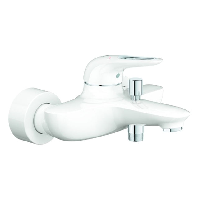 GROHE Einhand-Wannenbatterie Eurostyle 33591_3 Wandmontage moon white/chrom, 33591LS3
